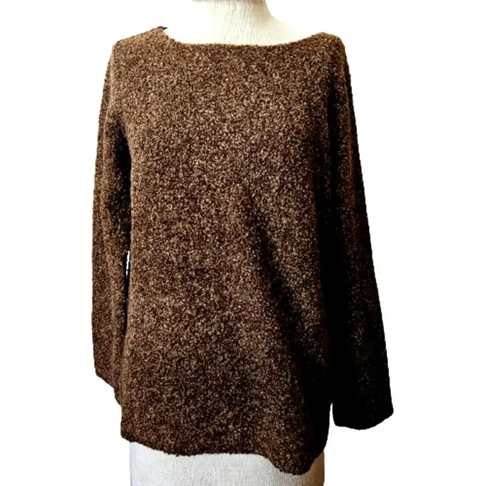 Brown Wool Blend Sweater Size Medium